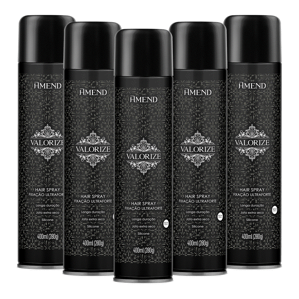 Kit Hair Spray Amend Valorize Ultraforte 400ML | 5 produtos